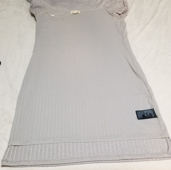 Silence + Noise Lauralie Ribbed Mini Off the Shoulder Longsleeve Dress S… - Picture 8 of 11